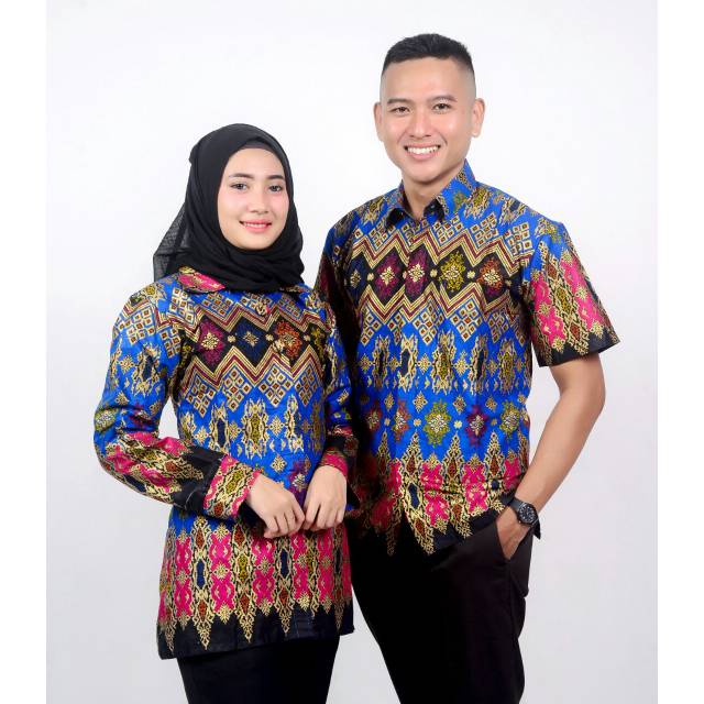 GROSIR BATIK COUPLE BLOUSE PRADA