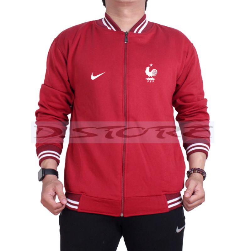 Jaket Bola Varsity prancis terbaru / Varsity Prancis full sablon Size S, M, L, XL, XXL