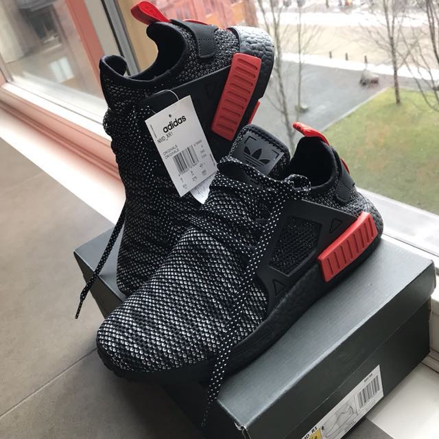ADIDAS NMD XR1 Bred Black Coral High Premium Original Sepatu Shoes