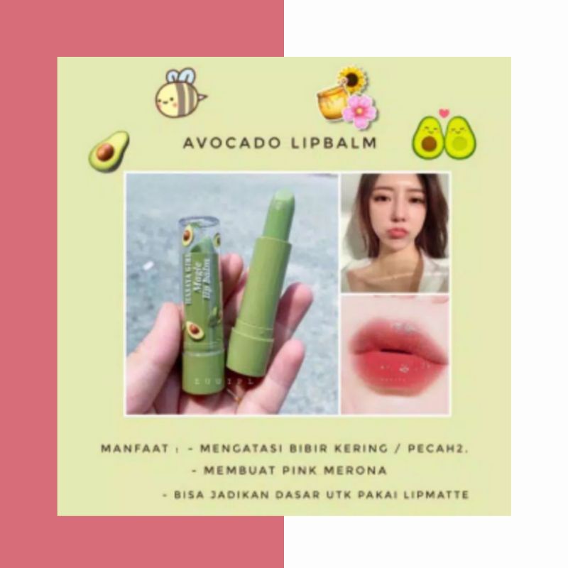 LIPBLAM AVOCADO THAILAND / HASAYA GIRL MAGIC LIPBALM AVOCADO/ORANGE MAGIC LIPS