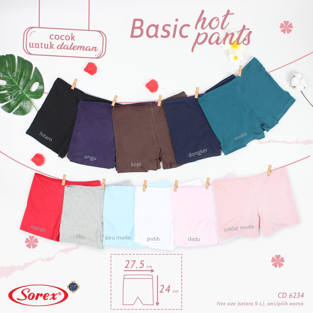 Celana dalam ABG Short Katun mini 6234 Sorex