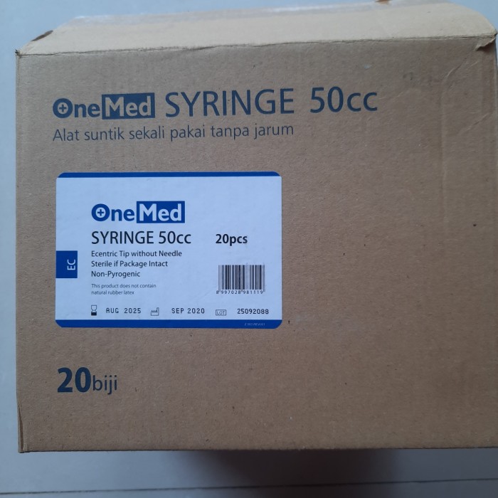 SPUIT 50 CC ONEMED/ Syringe 50 cc Onemed