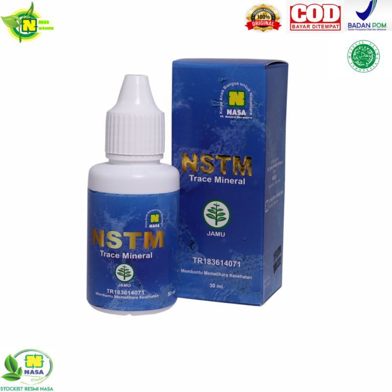 Nstm Nasa Original Trace Mineral  Alami Obat Untuk Berbagai Penyakit Anti Virus N Obat Mata Bpom Ori