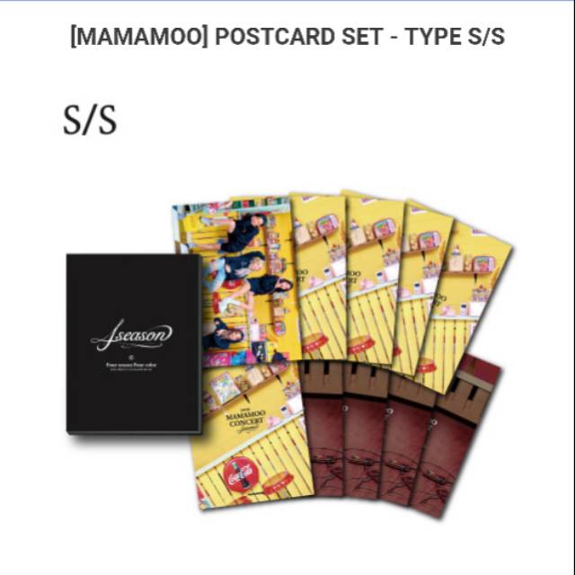 MAMAMOO POSTCARD SET 4SEASON