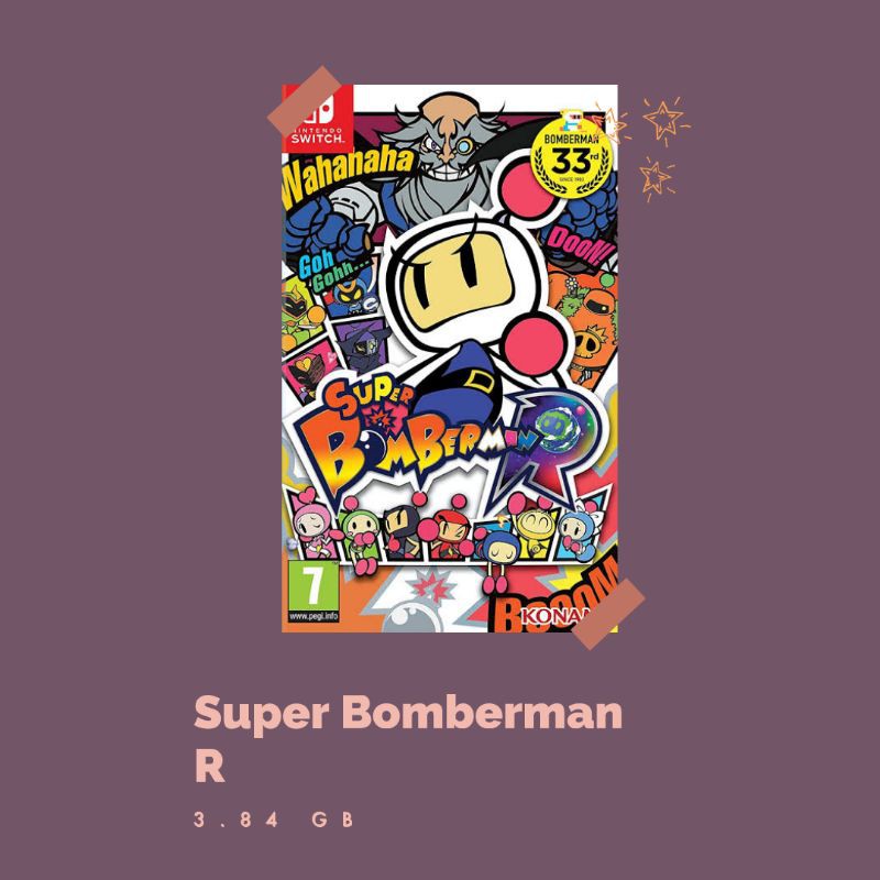 Super Bomberman R Nintendo Switch Bomber Man