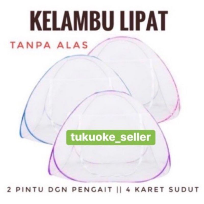 [FULL WARNA]KELAMBU TENDA LIPAT WORLD RANGKA BAJA 180x200 200x200 SUPER JUMBO KELAMBU KELUARGA MURAH