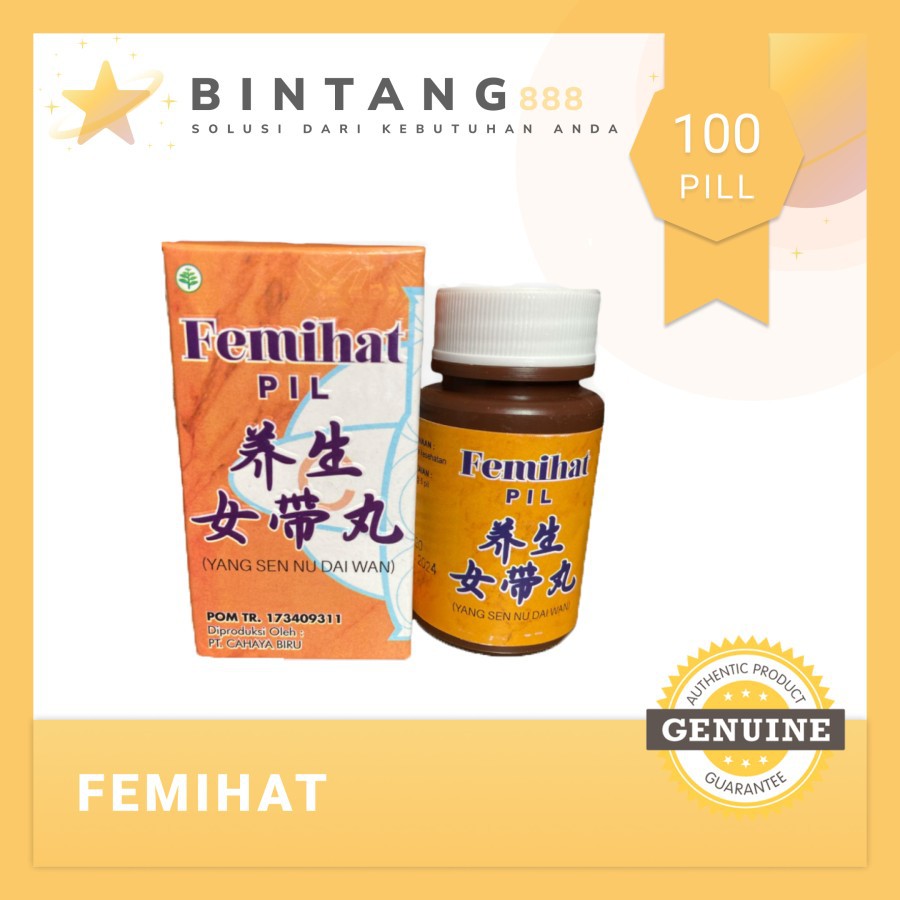 FEMIHAT PIL YANG SEN NU DAI WAN - MEMELIHARA KESEHATAN