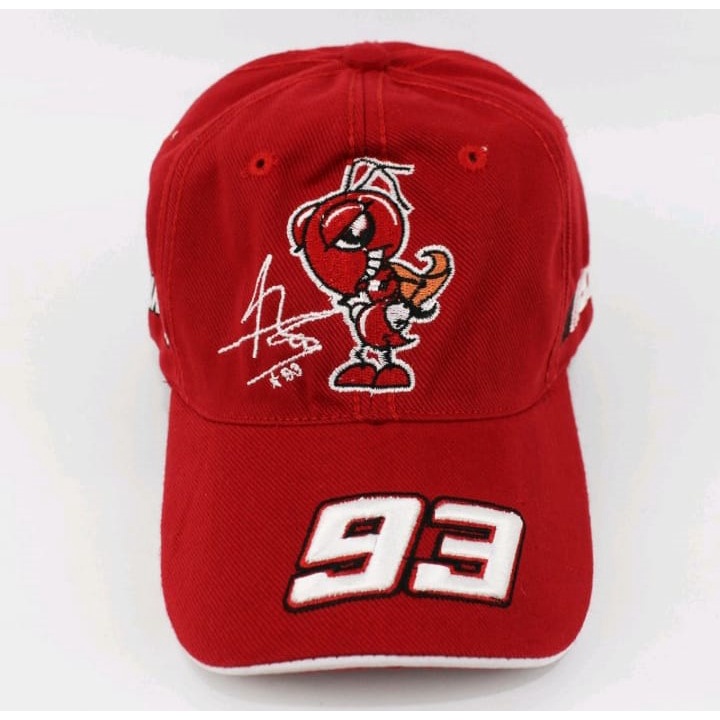 Topi Racing Balap Moto GP Marq Marquest - Topi Baseball 93 Bordir - Topi Terbaru Pria dan Wanita