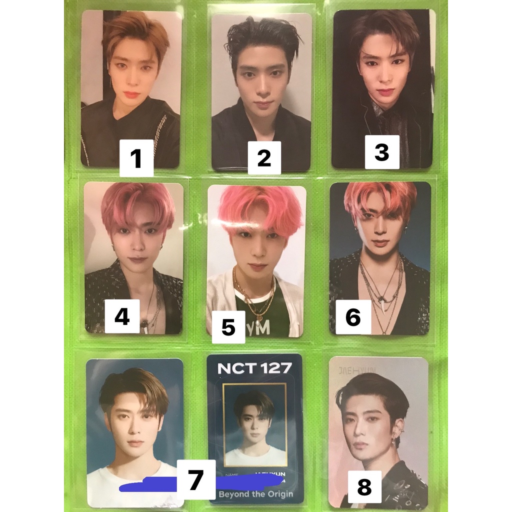 PC JAEHYUN NCT PHOTOCARD OFFICIAL NCT 127 JAEHYUN PC (Part 1)