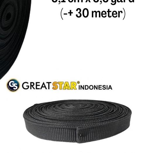 Tali Sabuk Roll Tali Webbing Nylon Uk. 3,1 (-+ 30 Meter)±33 yard