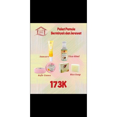 PAKET SKINCARE PEMULA SR12 /SR12/SKINCARE