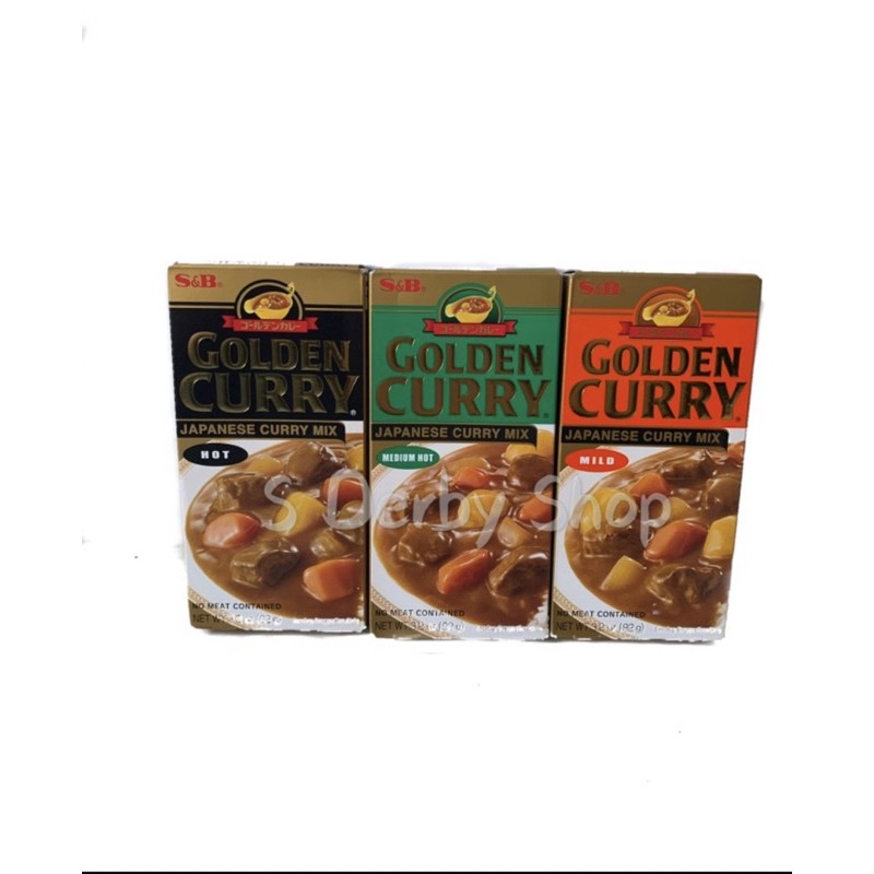 S&B Golden Curry Jepang Golden Curry Japan 92 gram