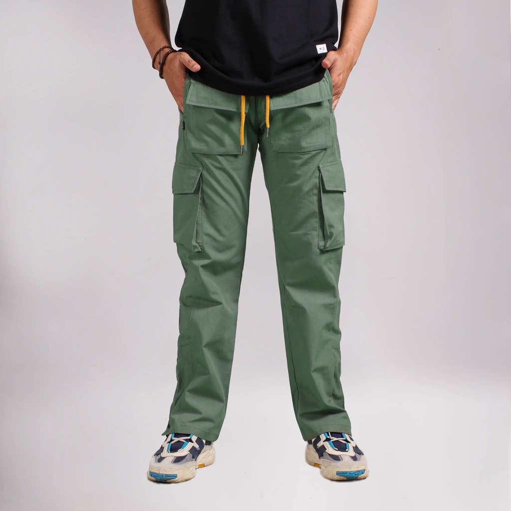 HADE - Fiji - Snap Cargo Olive Green Pants