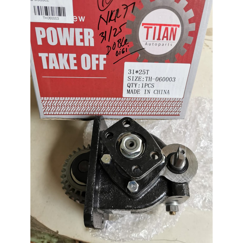 PTO dump truk komplit isuzu elf nkr71 harimau 31-25t gigi doble