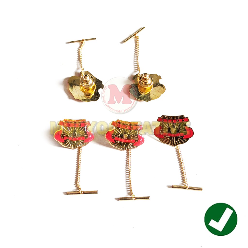 Pin Krah Satpam Gada Utama Pengait Jambu Rantai Atribut Satpam