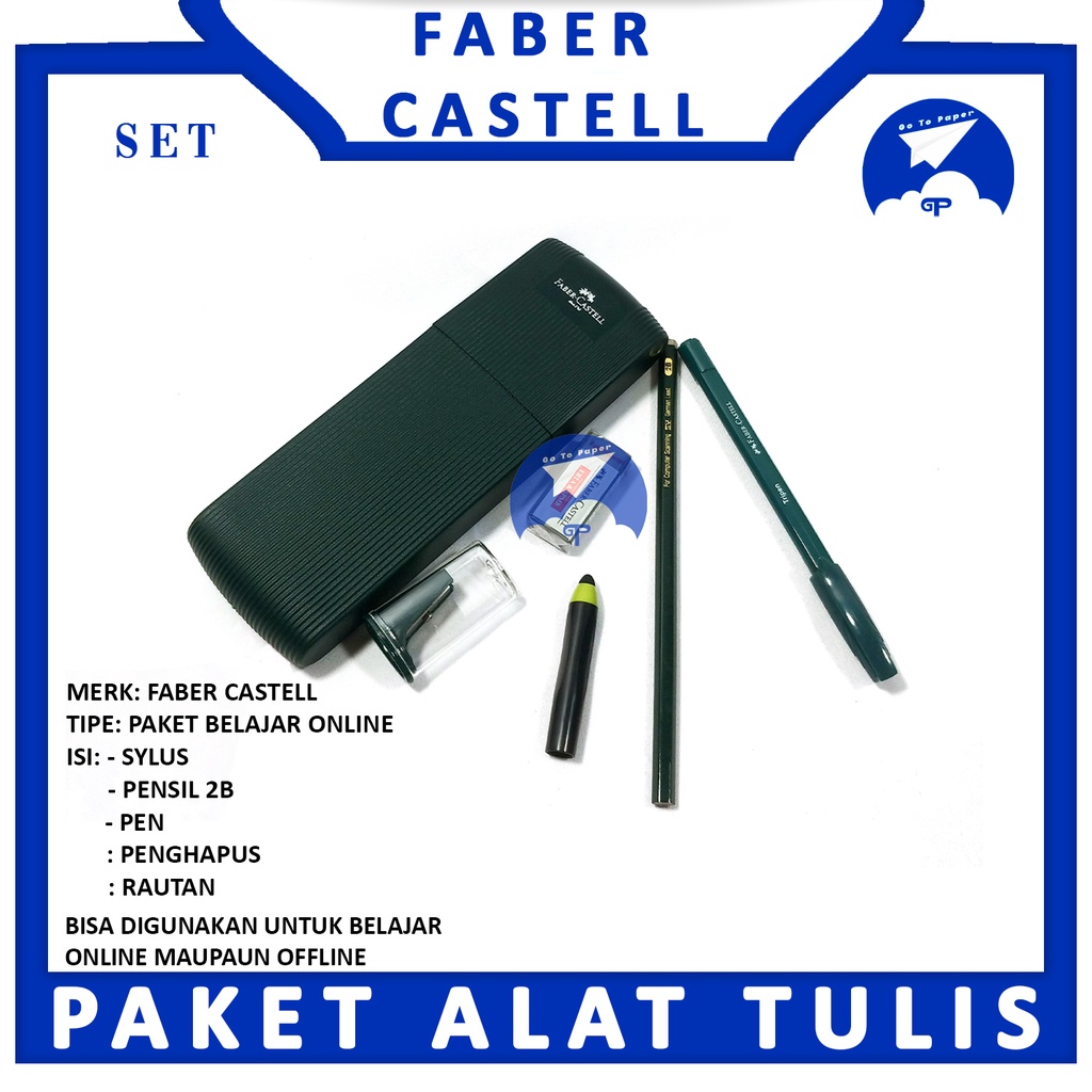 

SATU SET ALAT TULIS MERK FABER CASTELL [ SET ]