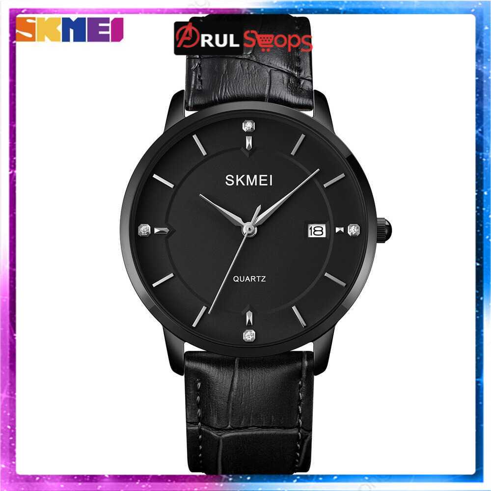 SKMEI Jam Tangan Analog Pria Strap Kulit - 1801