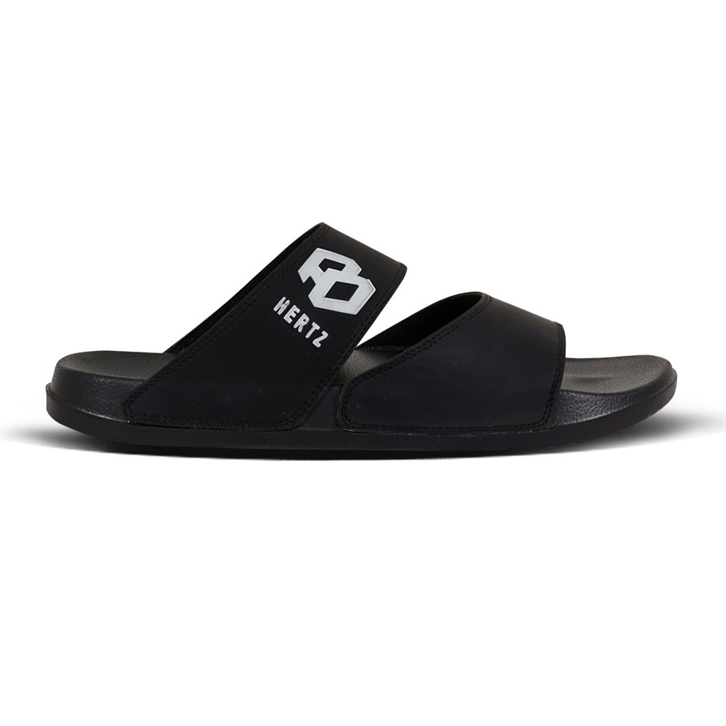 Sandal Slop Pria Terbaru H 3470 Brand Hertz Sandal Kulit Sintetis Jalan Santai Murah Berkualitas