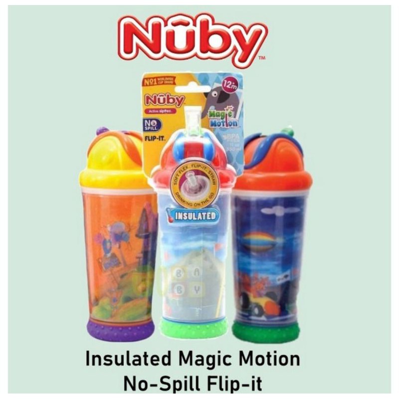 Nuby Insulated Magic Motion No-Spill Flip-it 330ml