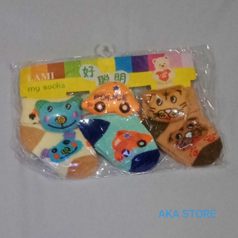 Kaos Kaki Boneka Bayi 0-12 bulan