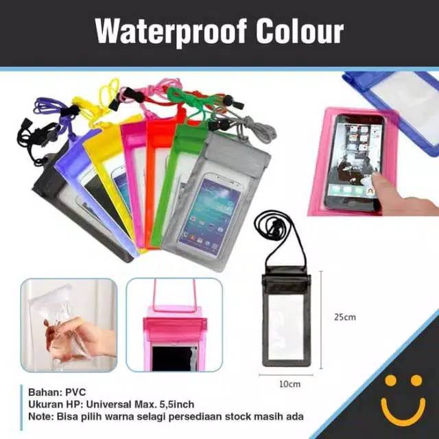 Waterproof Case Hp Smartphone Anti Air Universal Sarung Waterproof