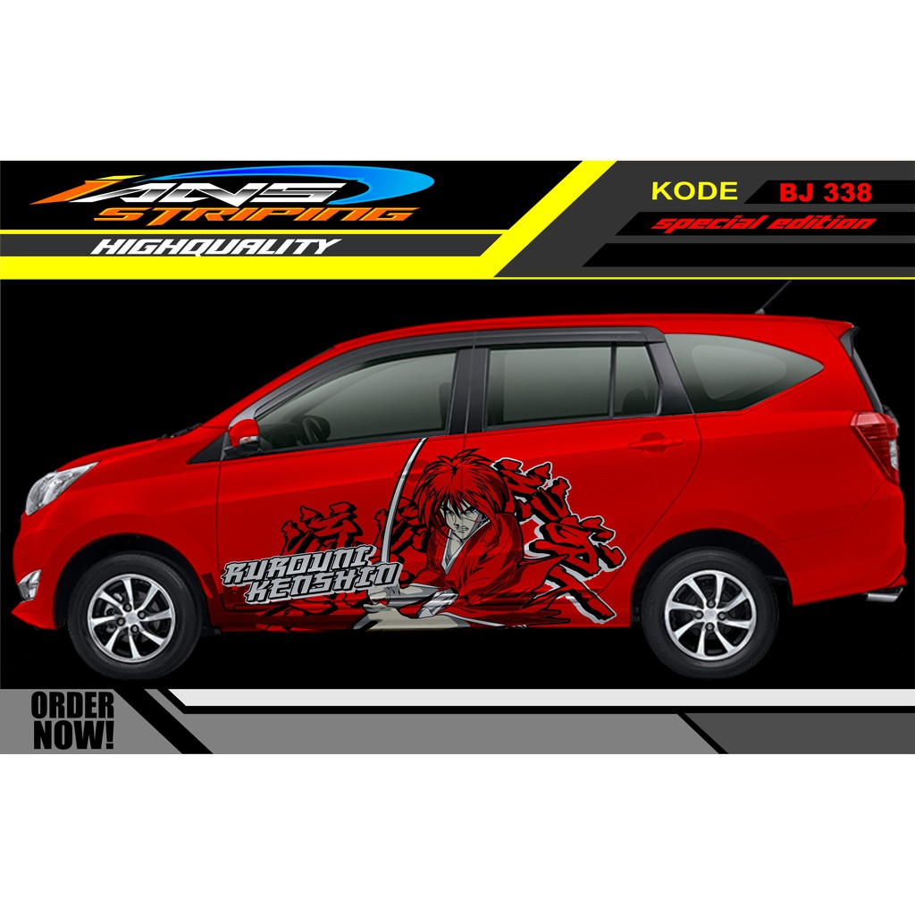 STICKER MOBIL SIGRA, CALYA, AVANZA, RUSH, TERIOS / DECAL STICKER MOBIL / STICKER MOBIL TERBARU