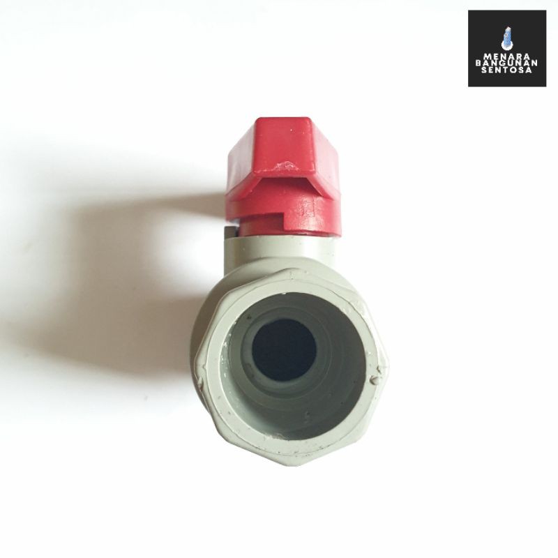 Ballvalve PVC HSS 1&quot; / Ball Valve Stop Kran Plastik