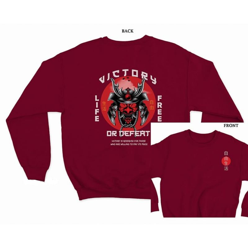 Sweater crewneck pria wanita (Victory)