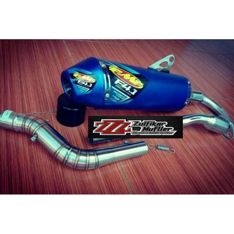 KNALPOT RACING FMF BLUE KLX, CRF, D'TRACKER, WR155