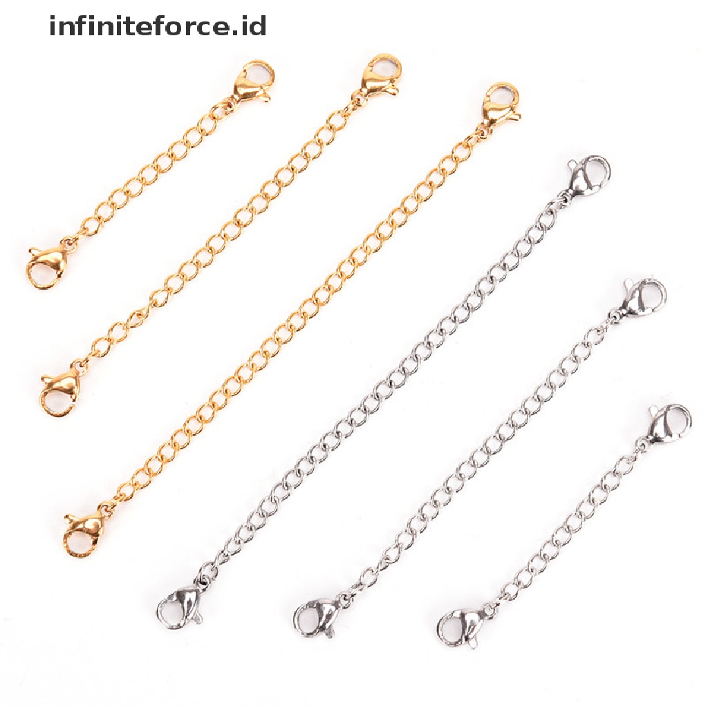 Rantai Extender Tail Links Untuk Perhiasan Kalung Gelang Dan Anting