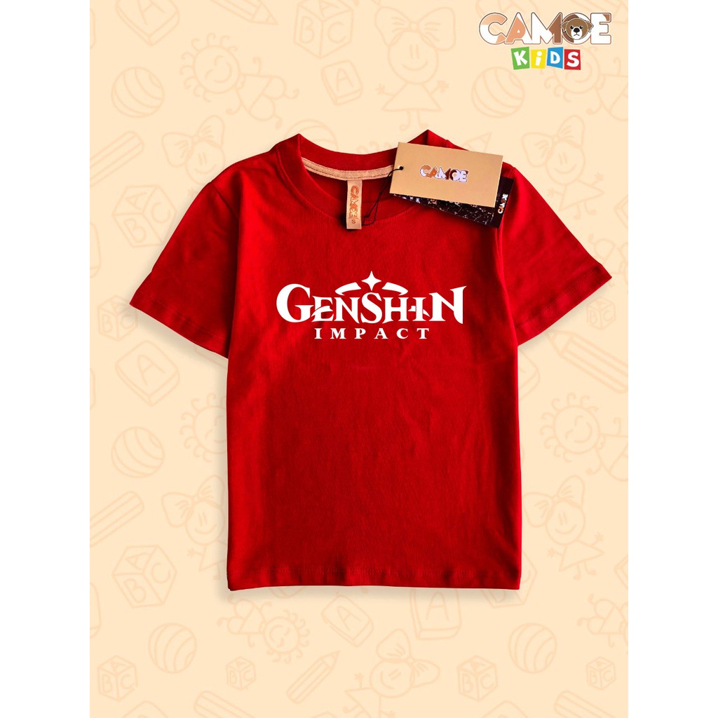 Baju kaos anak kids premium Genshin Impact