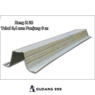 Jual RENG BAJA RINGAN / BATTEN RENG / RENG BAJA R.28 0,40 Mm / KANAL B ...