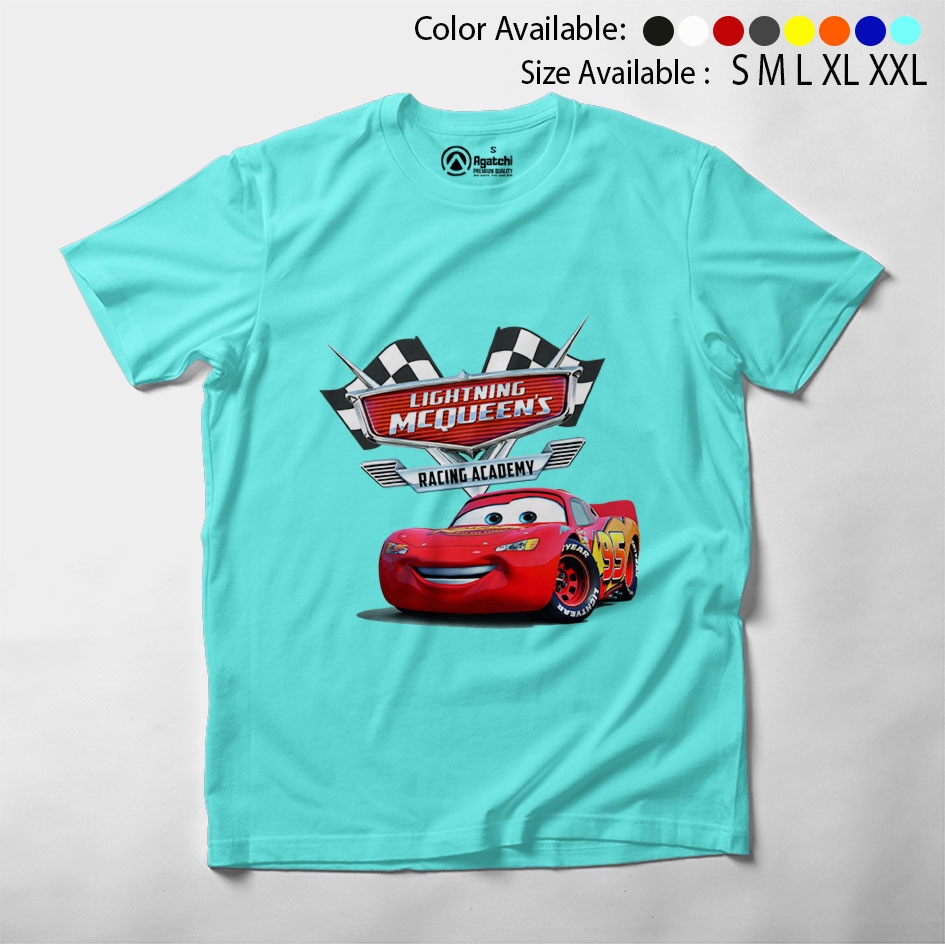 Kaos Atasan Anak Laki Laki Cars Lightning McQueen