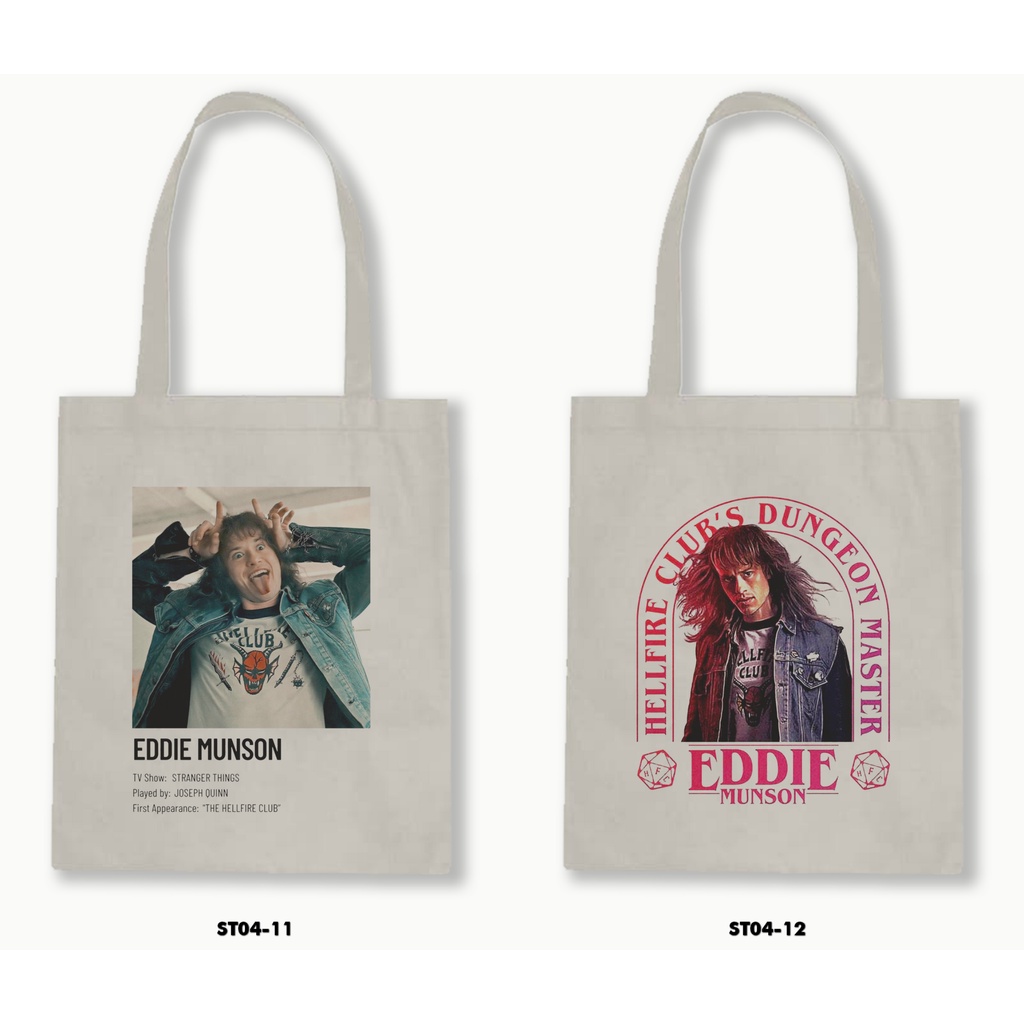 TOTE BAG BLACU - STRANGER THINGS 4 - 04