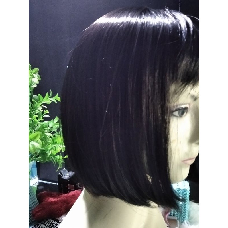 preloved wig pendek rambut palsu