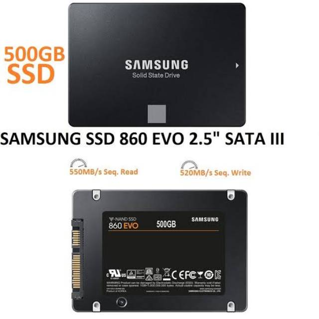 SSD SAMSUNG 860 500 Gb