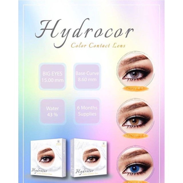 Softlens Hydrocor / Softlense / Softlen cantik termurah !