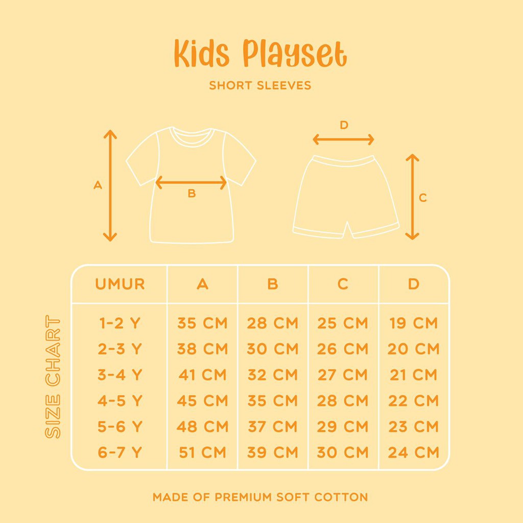 MINIBOUBOU - Kids Playset Short Colorful Collection