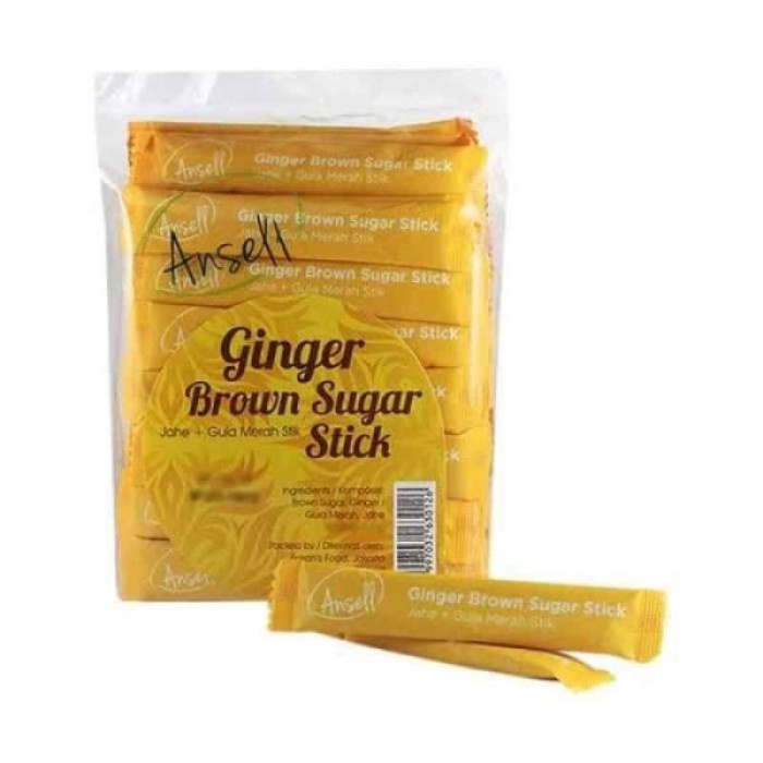 

Ansell ginger brown sugar stick 60's