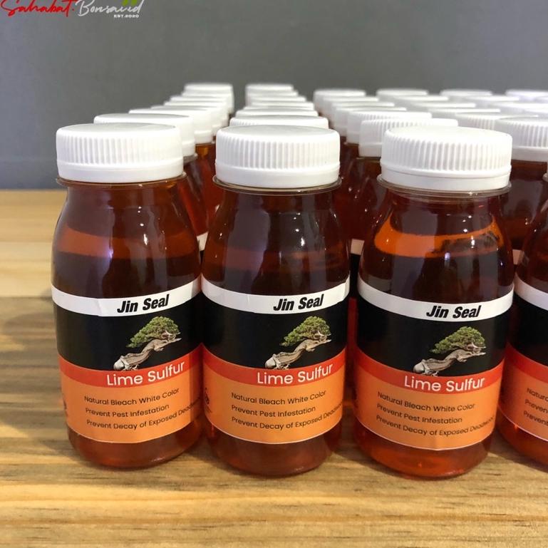 Lime sulfur 100 ml untuk deadwood bonsai batang mati jin bonsai jin seal {PER.26Ma22ᵟ}