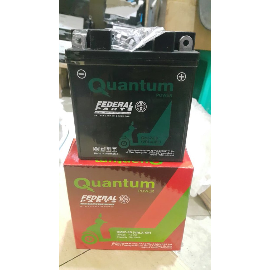 accu/aki FEDERAL QUANTUM POWER GM5Z-3B(VRLA-MF)
