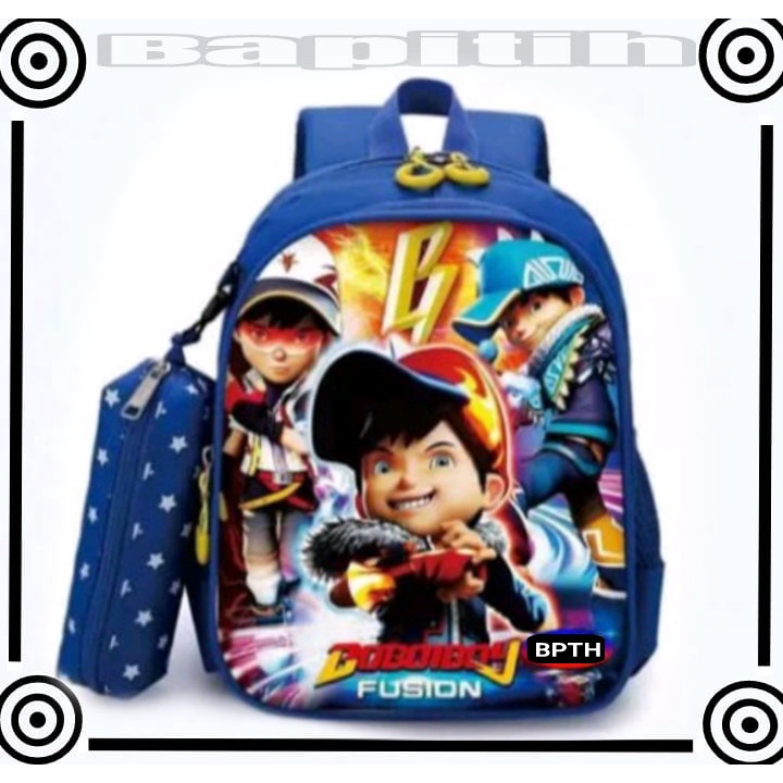 BPT Ransel anak/Tas anak laki laki cowo cowok tas anak sekolah tk sd anak karakter BOBOIBOY 02