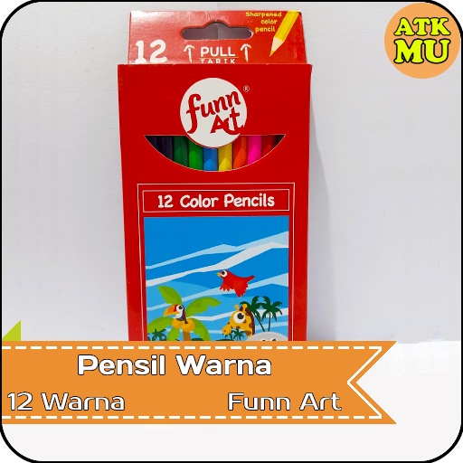

Pensil Warna 12 Warna Funn Art