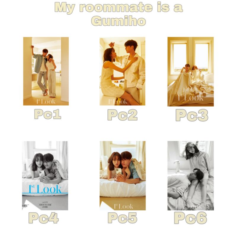 Photocard dan photostrip Kdrama My Roommate is a Gumiho Lee Hyeri dan Jang Kiyoung 1 Look