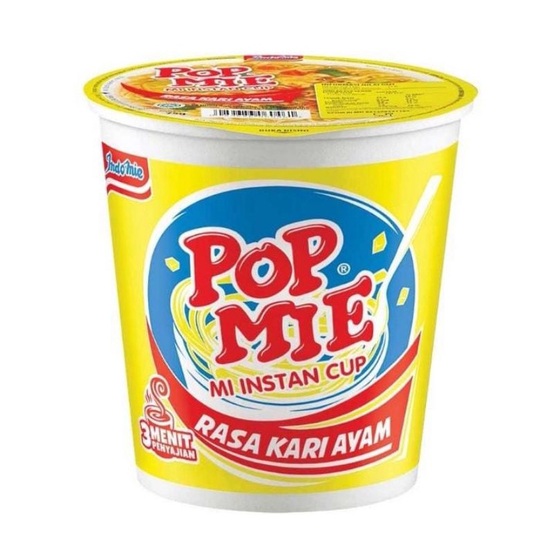

POP MIE Mi Instan Cup Kari Ayam
