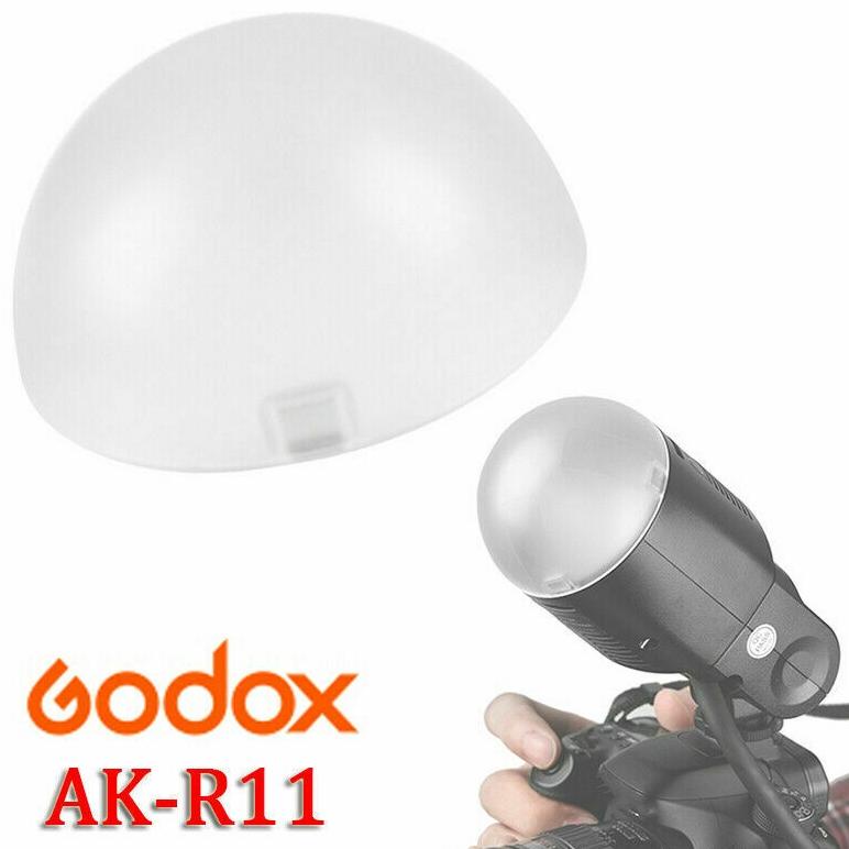 vik Godox AK-R11 Bounce Card Dome Diffuser for Godox H200R Round Flash Head V1 Flash AD200Pro AD200