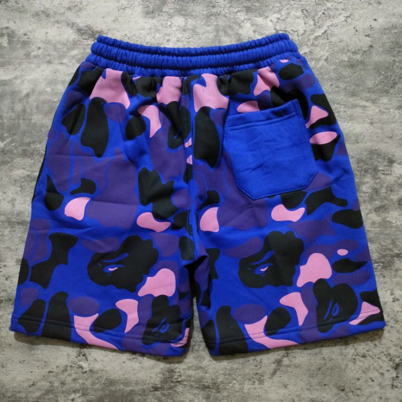 CELANA PENDEK SHORT PANTS BAPE CAMO COMBI PREMIUM FULLTAG&amp;LEBEL