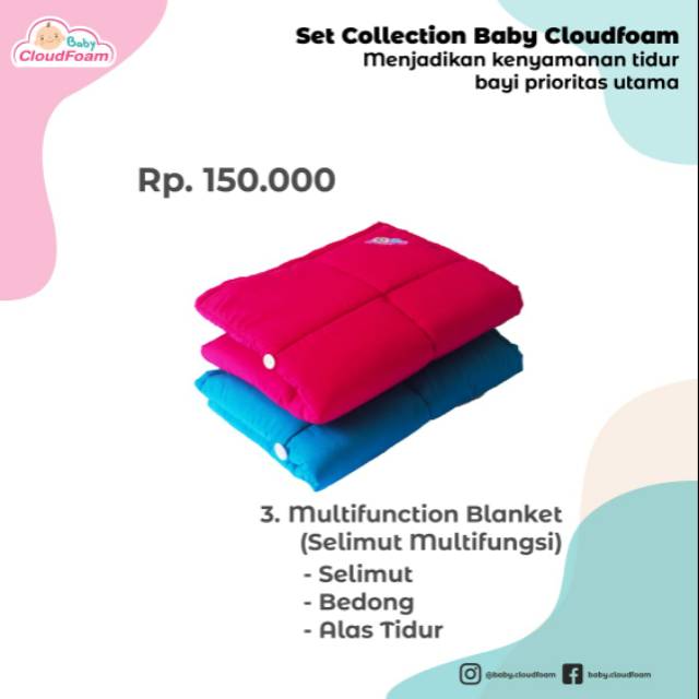 Selimut cloudbabyfoam