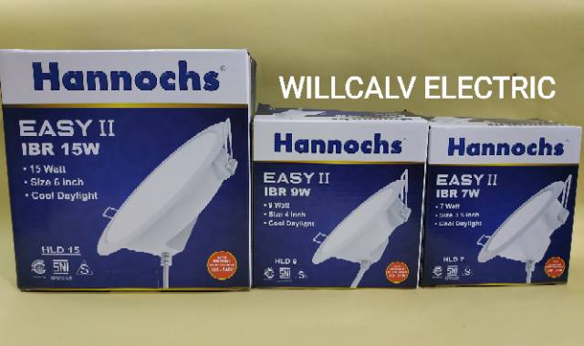 LAMPU DOWNLIGHT LED HANNOCHS EASY 2 15W 15WATT 15 W BULAT