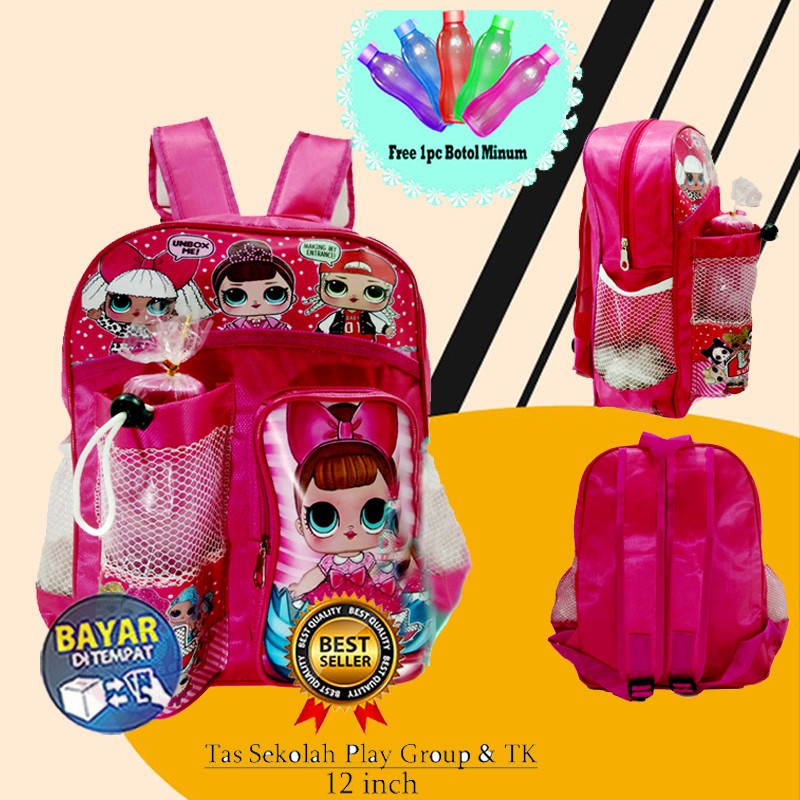 FRN - Tas Ransel Anak Aneka Karakter Bag Backpack Mini Kids Motif Cartoon Cute Import Murah-L0L